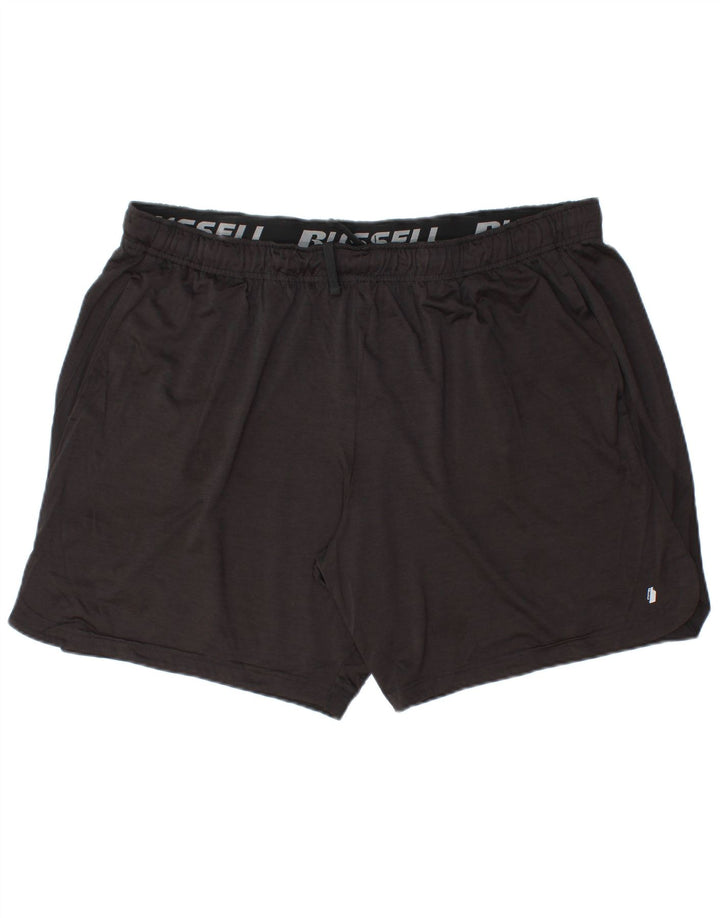 Ανδρικό αθλητικό σορτς RUSSELL ATHLETIC Dri-Power XL μαύρο πολυεστέρα