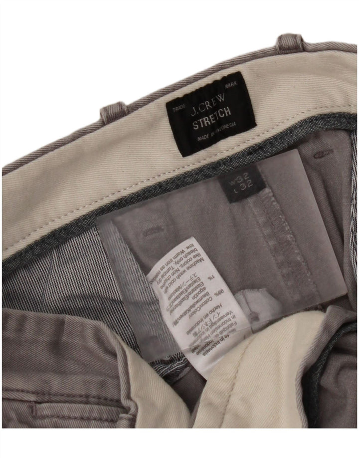 J. CREW Ανδρικό Slim παντελόνι Chino W32 L32 Γκρι βαμβακερό