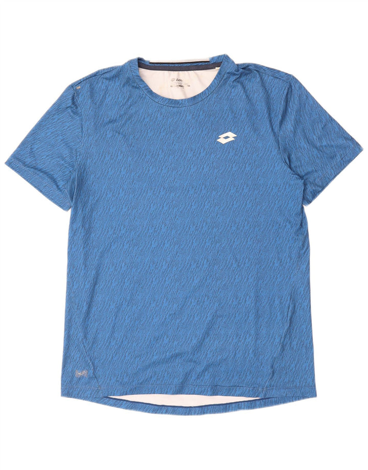 Ανδρικό T-Shirt Lotto Top XL Blue Houndstooth