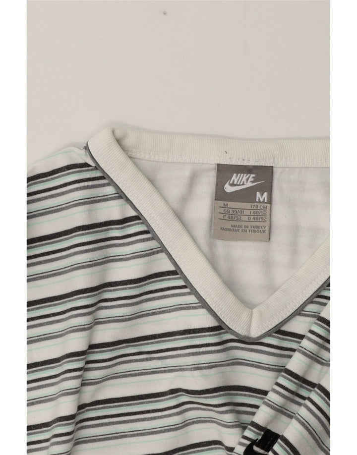Ανδρικό μπλουζάκι Nike, μεσαίο, πολύχρωμο ριγέ