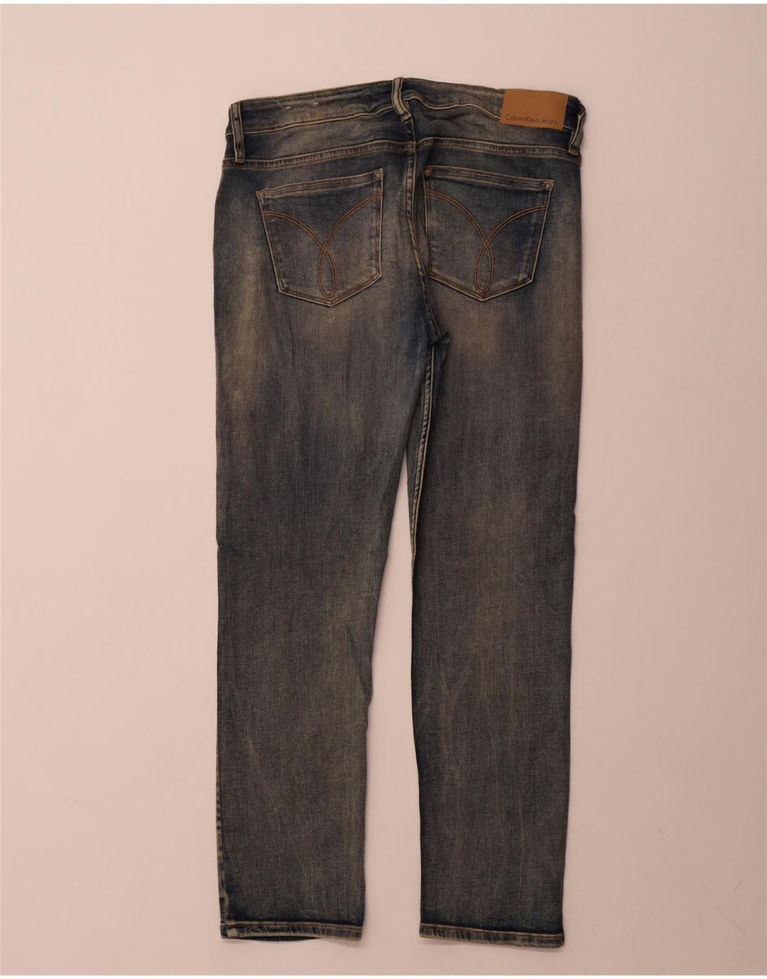 Calvin Klein Γυναικείο Slim Jeans US 8 Medium W30 L27 Blue
