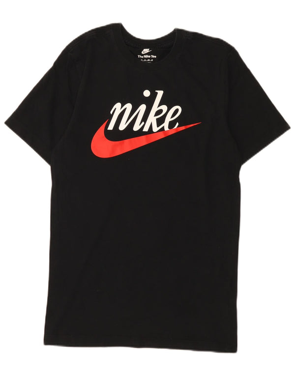 Ανδρικό γραφικό T-shirt Nike XS Μαύρο βαμβακερό