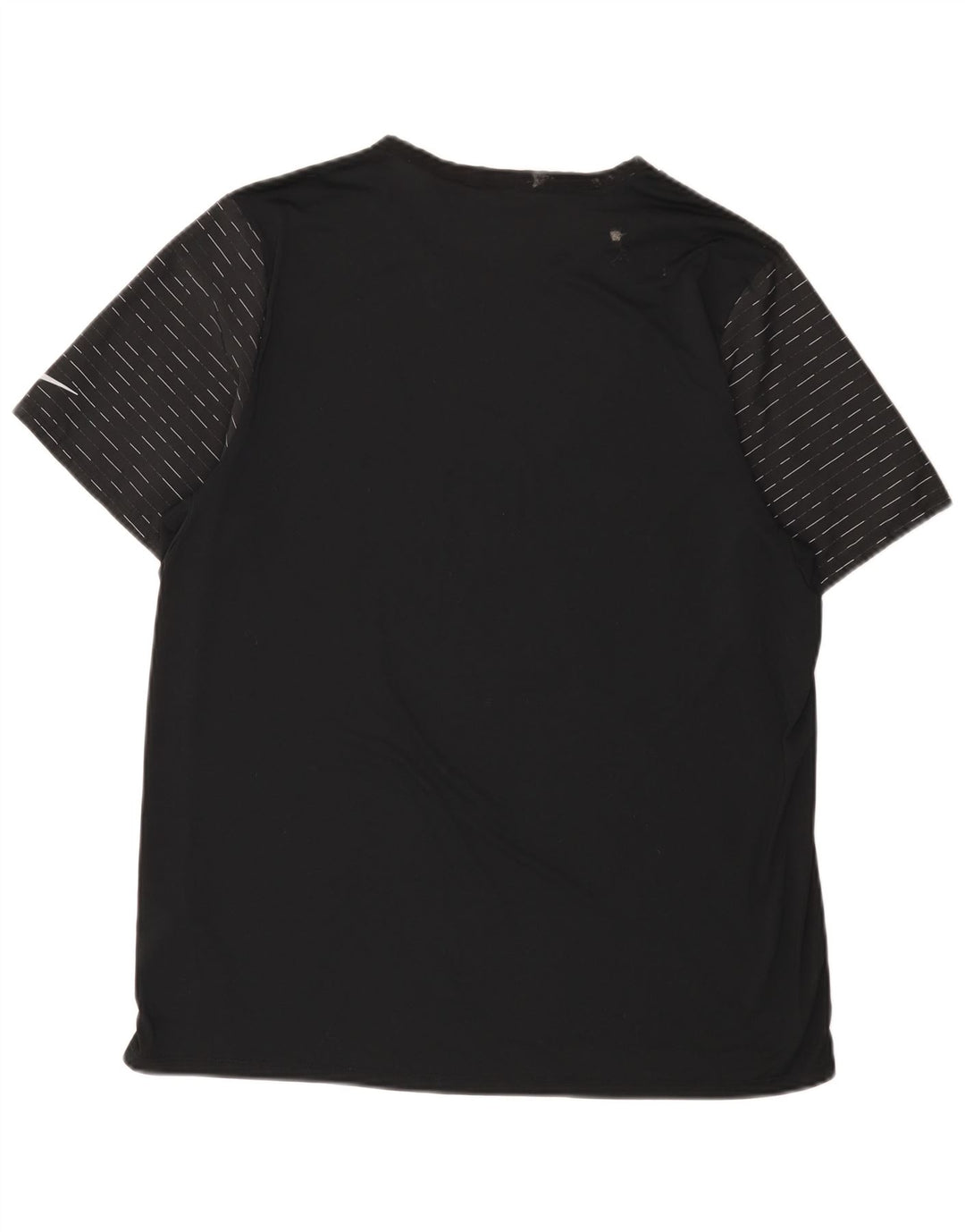 Ανδρικό T-Shirt Nike Dri Fit Top XL Μαύρο ριγέ πολυεστέρα