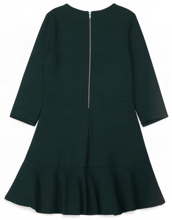 Γυναικείο φόρεμα Gap 3/4 με μανίκια A-line UK 10 Small Green Rayon