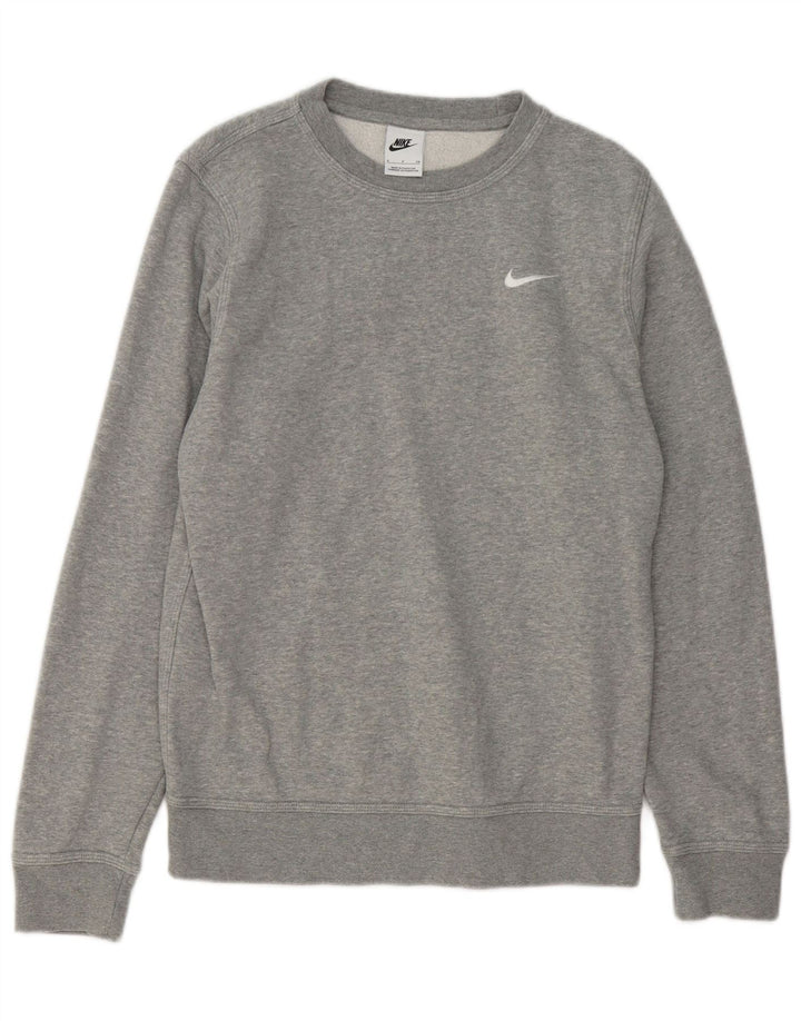 Ανδρικό φούτερ Nike πουκάμισο από βαμβακερό γκρι μικρό