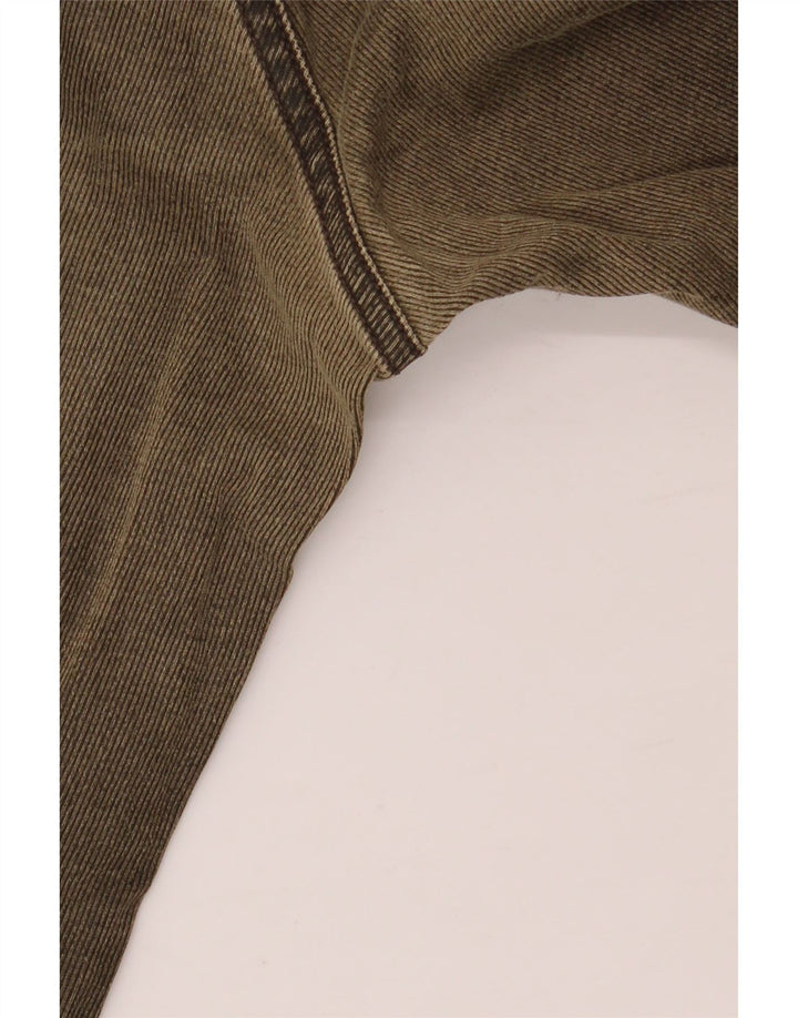 Ανδρικό τζιν ίσιο ICEBERG W38 L27 Χακί βαμβακερό