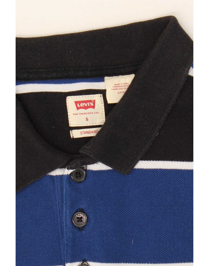 Ανδρικό πουκάμισο πόλο Levi's Standard Fit Μικρό Μπλε Ριγέ