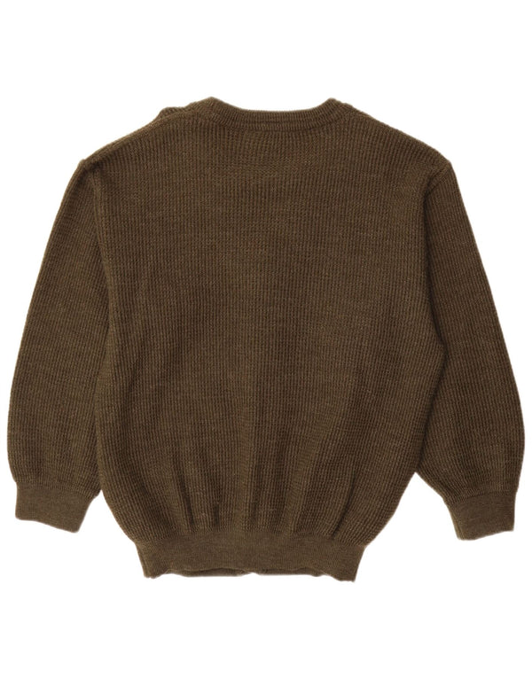 Ανδρική ζακέτα Vintage IT 50 Medium Khaki New Wool