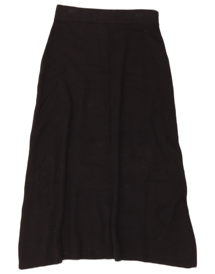 Zara Γυναικεία Πλεκτή Φούστα με Flared Small W26 Μαύρη