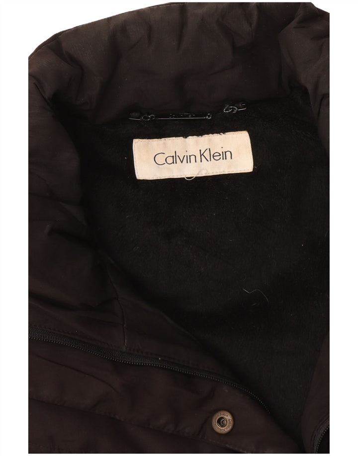 CALVIN KLEIN Γυναικείο Gilet UK 12 Medium Black