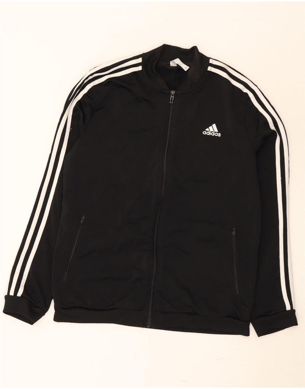 Γυναικεία αθλητική φόρμα Adidas Top Jacket UK 16/18 Large Black Polyester