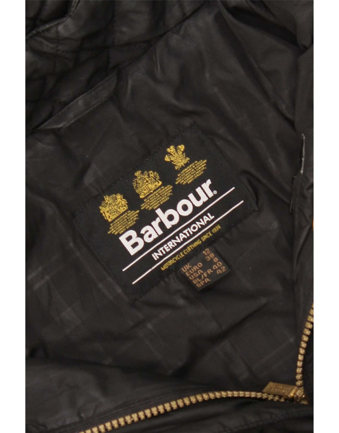Barbour Γυναικείο Καπιτονέ Μπουφάν Parka UK 12 Μεσαίο Μαύρο