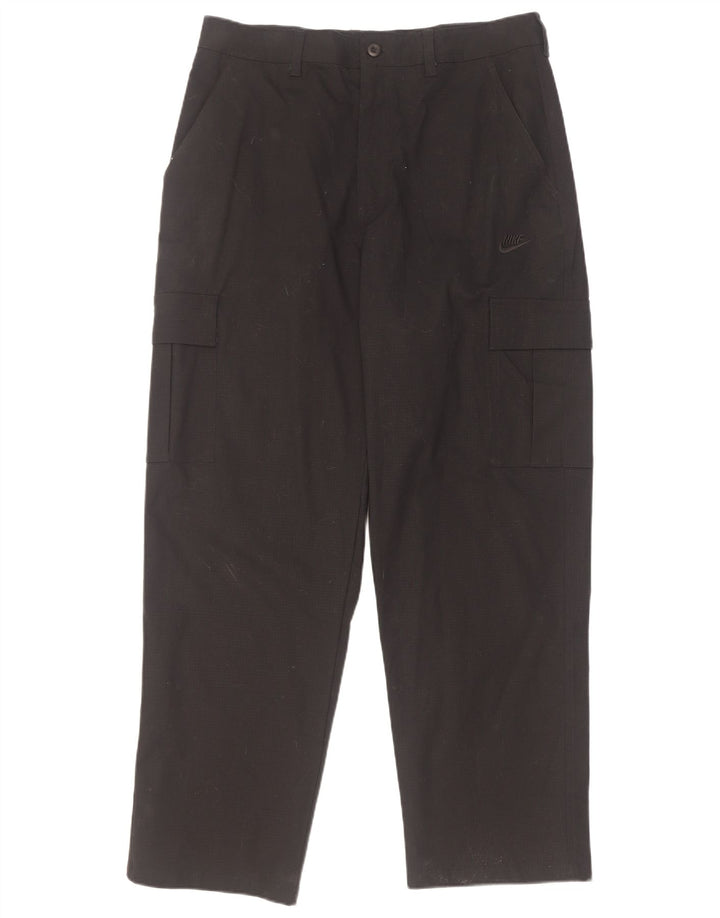 Ανδρικό κωνικό παντελόνι Cargo Nike W32 L32 Μαύρο βαμβακερό