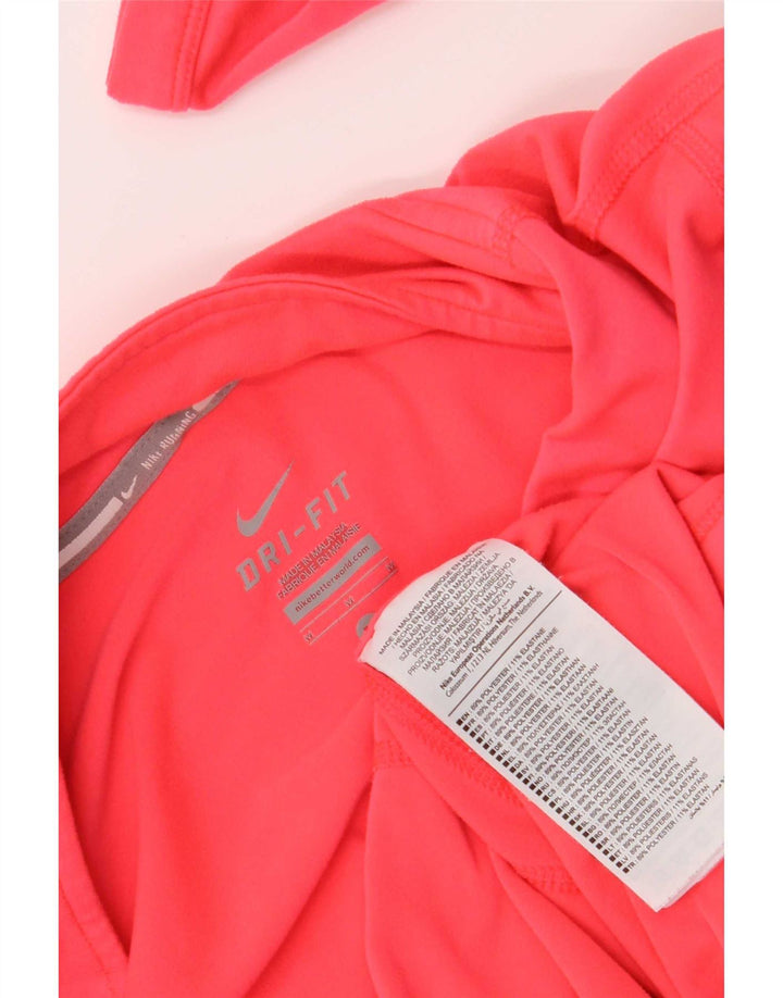 Γυναικεία φόρμα πουλόβερ με φερμουάρ Nike Dri Fit Top UK 12 Medium Pink