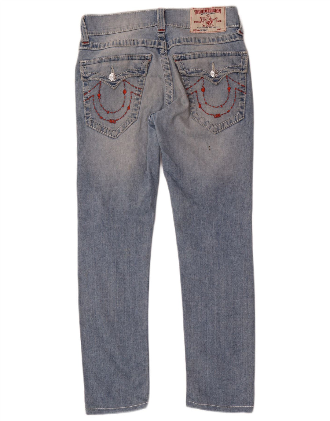 TRUE RELIGION Γυναικείο Slim Jeans W30 L29 Μπλε βαμβακερό