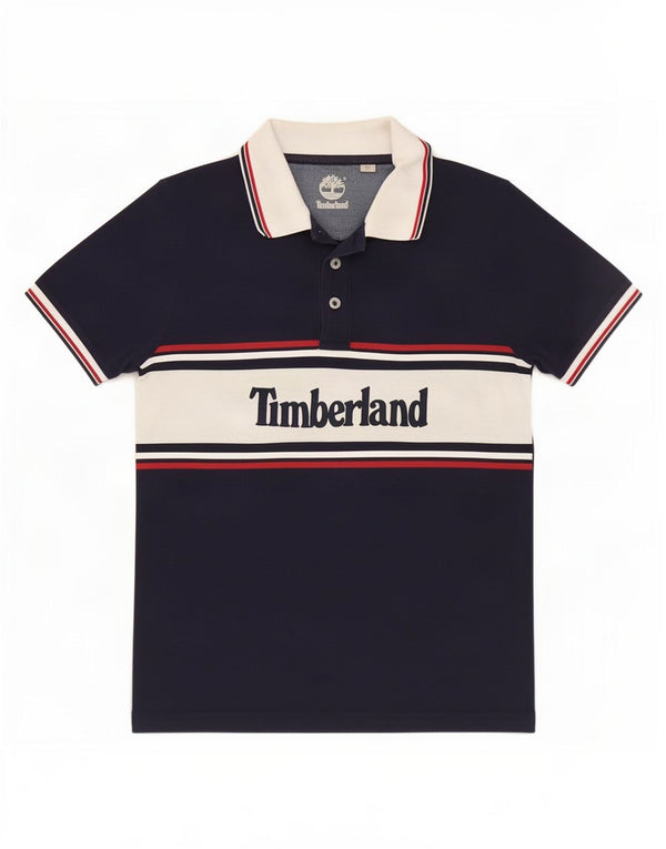 Μπλουζάκι Timberland Boys Graphic Polo 11-12 Years XS Navy Blue Colorblock