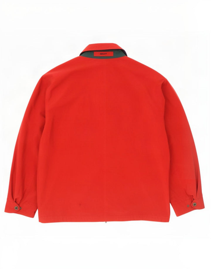 Ανδρικό μπουφάν Gant Windbreaker UK 40 Large Red Polyamide