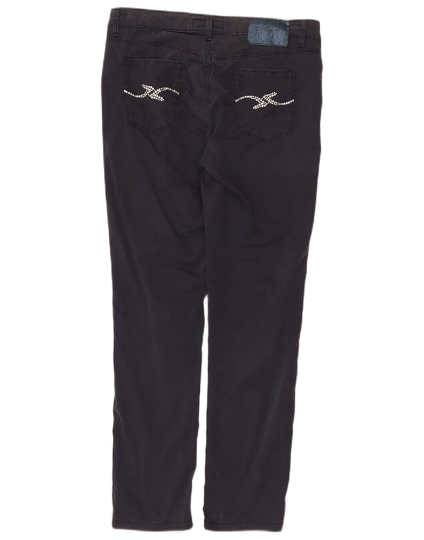 Trussardi Γυναικείο Slim Casual Παντελόνι W30 L28 Navy Blue Cotton