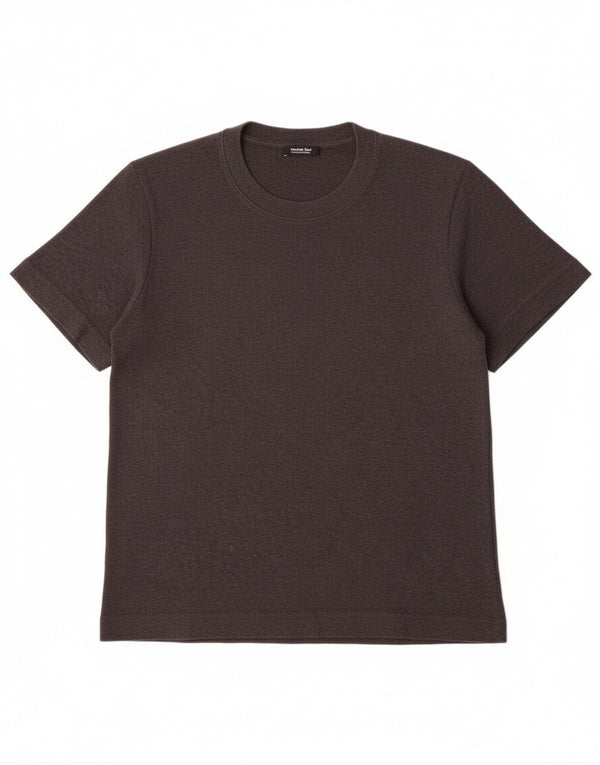 Massimo Dutti Γυναικείο T-Shirt Top UK 10 Small Grey Cotton