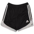 ADIDAS Boys Climalite Sport Shorts 9-10 Years  Black Colourblock Polyester