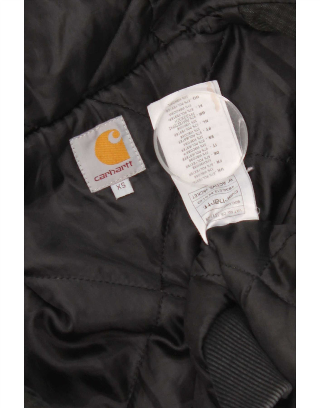 Carhartt Γυναικείο μπουφάν με κουκούλα Bomber UK 6 XS Black Check Polyester