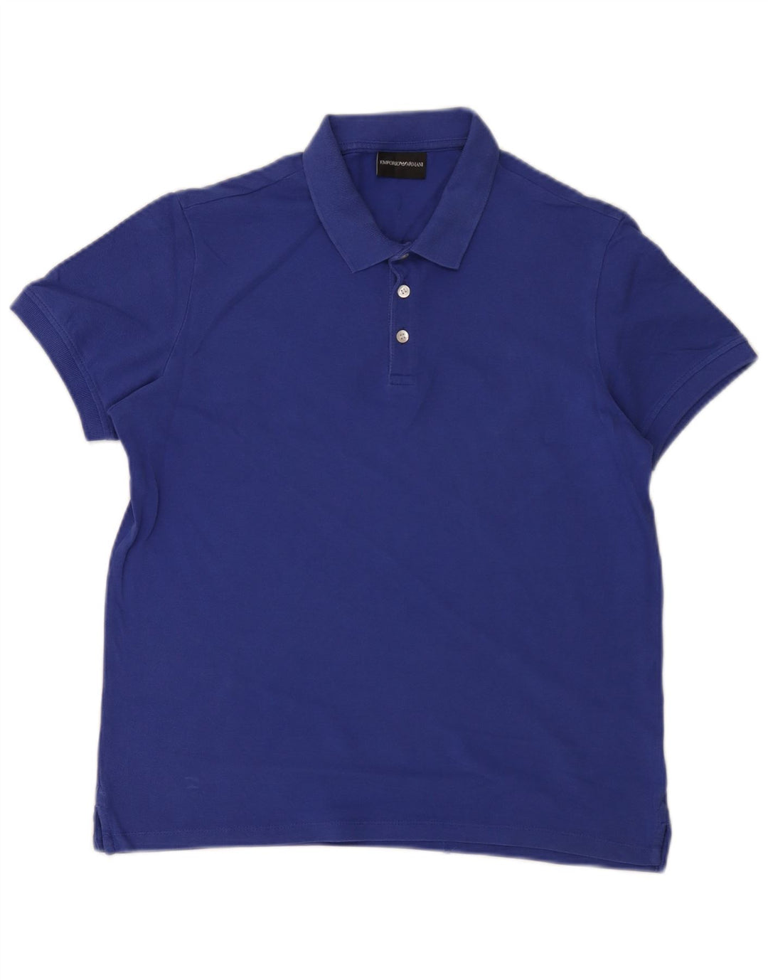 Ανδρικό πουκάμισο πόλο Emporio Armani μεσαίο μπλε