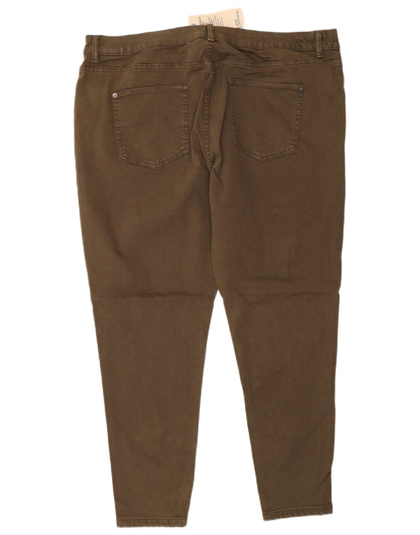 Marks & Spencer Γυναικεία ψηλόμεσα τζιν Super Skinny UK 22 3XL W42 L28 Καφέ