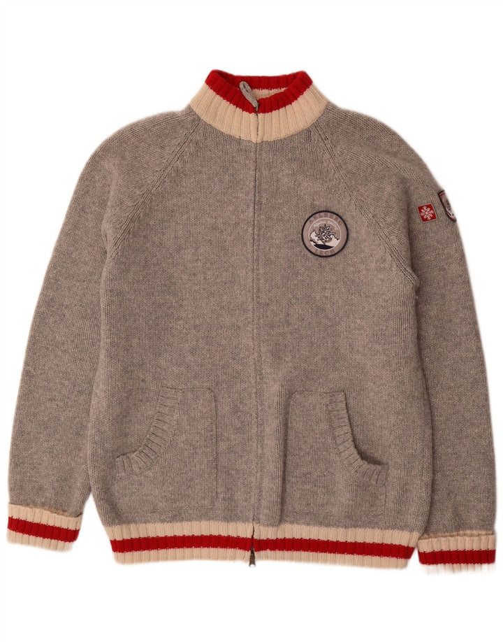 Ανδρικό πουλόβερ ζακέτα MC NEAL 2XL Γκρι μαλλί