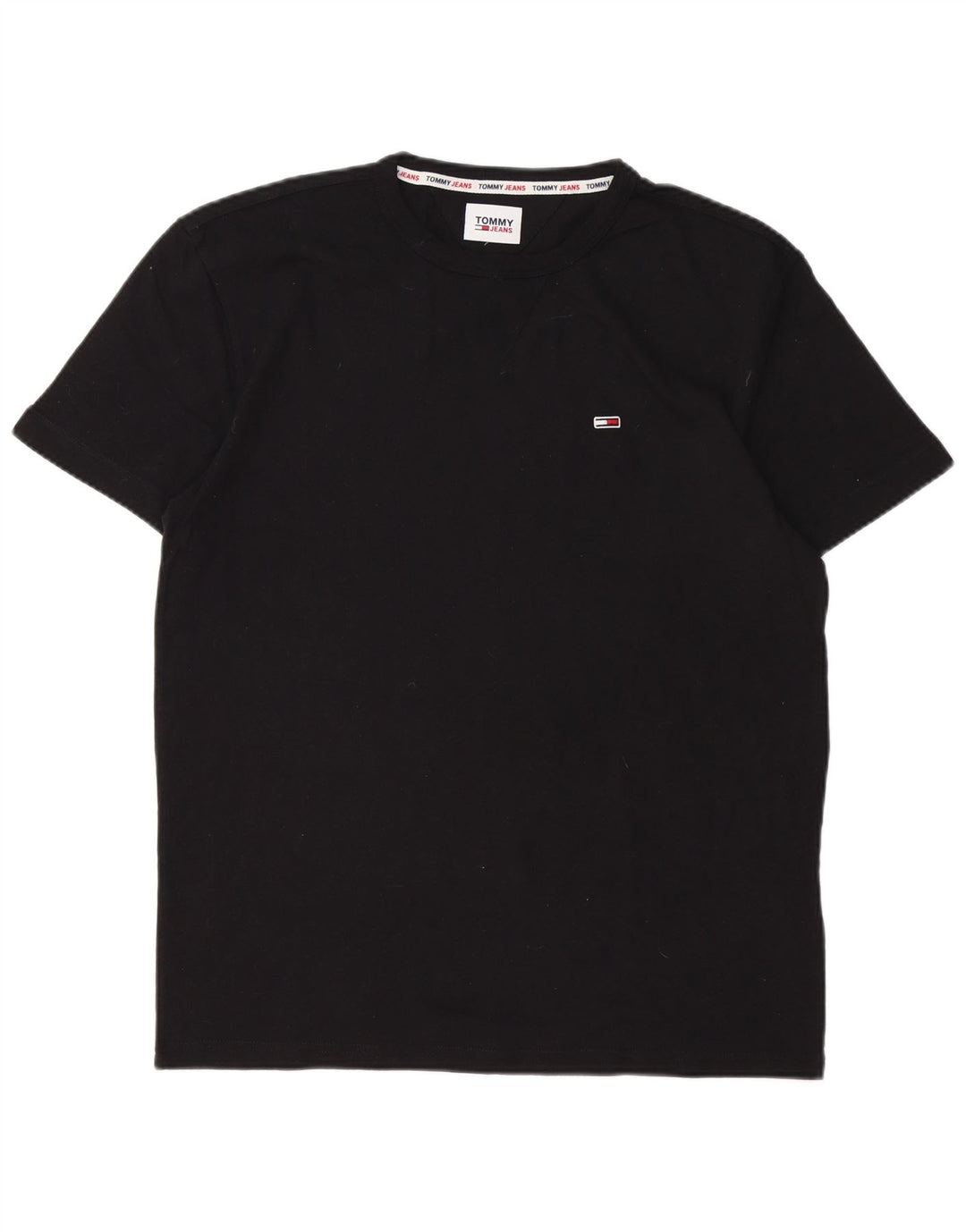 Ανδρικό T-Shirt Tommy Hilfiger Top Μεσαίο μαύρο βαμβακερό