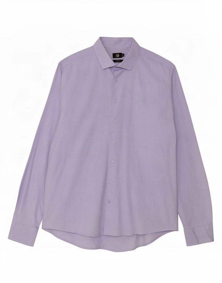 Ανδρικό πουκάμισο Dack's Slim Fit 2XL Μπλε βαμβακερό