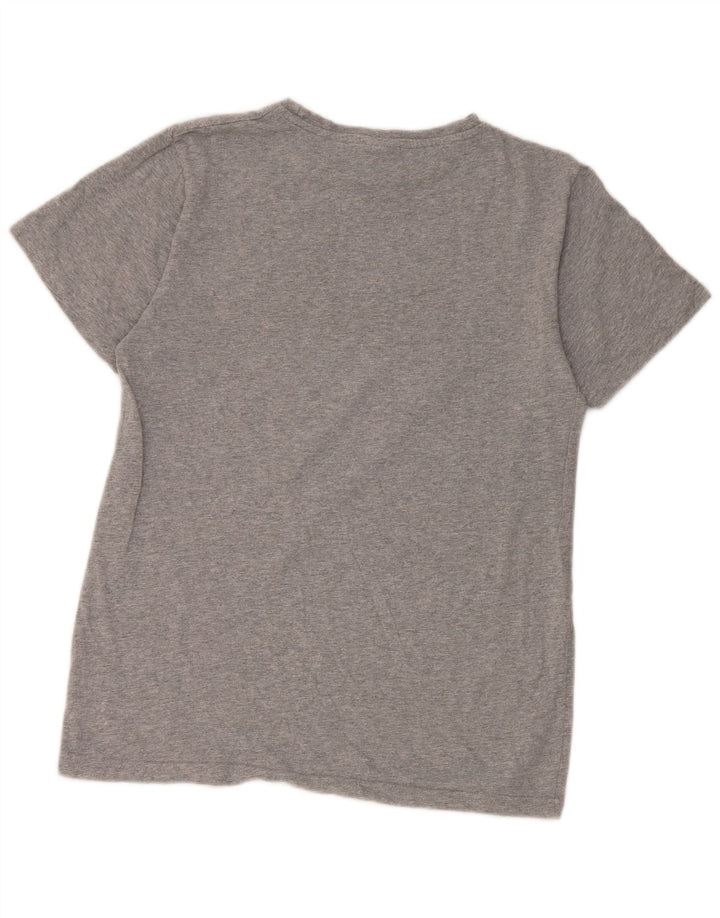 Ellesse Γυναικείο Γραφικό T-Shirt Top UK 8 Small Grey