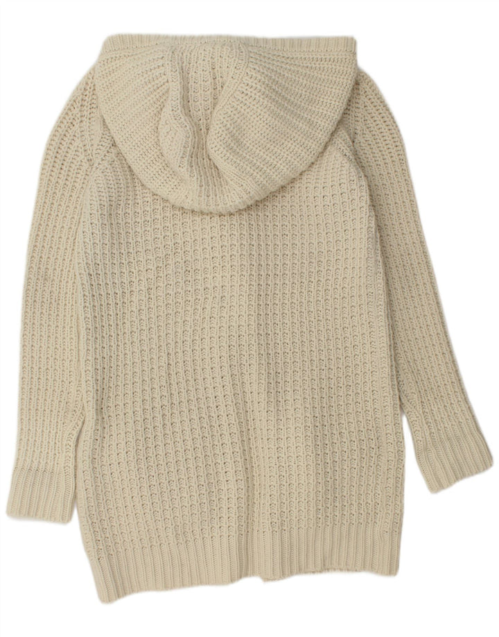 WOOLRICH Γυναικείο πουλόβερ Longline Ζακέτα UK 10 Small Off White