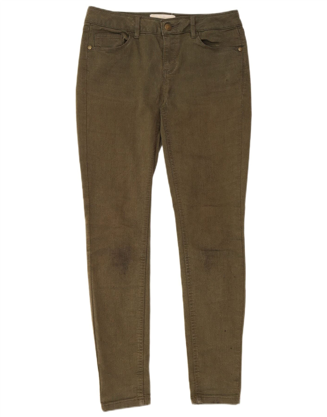 FAT FACE Γυναικεία Jegging Τζιν UK 10 Small W28 L28 Πράσινο βαμβακερό