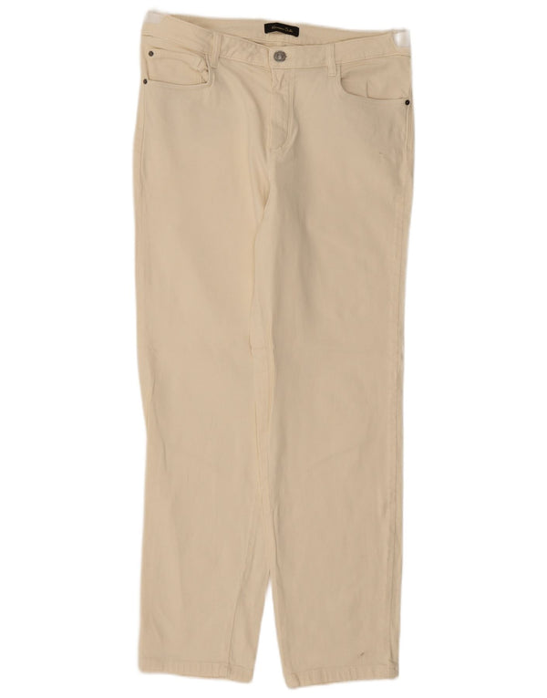 Massimo Dutti Γυναικείο ίσιο τζιν EU 42 Large W32 L28 Beige