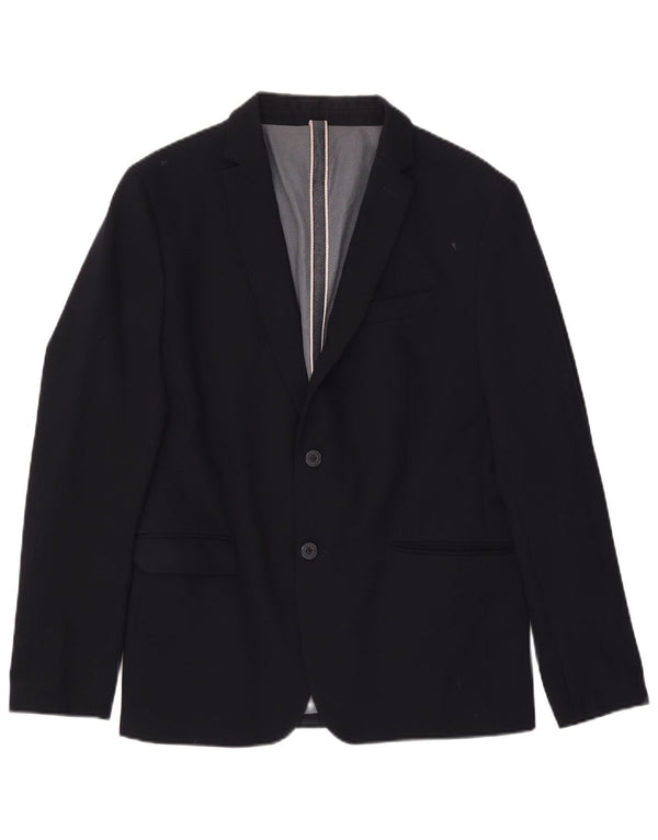 Zara Ανδρικό τζάκετ Blazer 2 κουμπιών IT 54 2XL Navy Blue