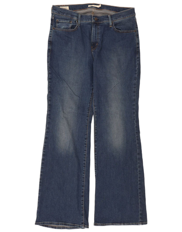 Levi's Womens 726 Flared Jeans US 14 XL W36 L33 Μπλε βαμβακερό