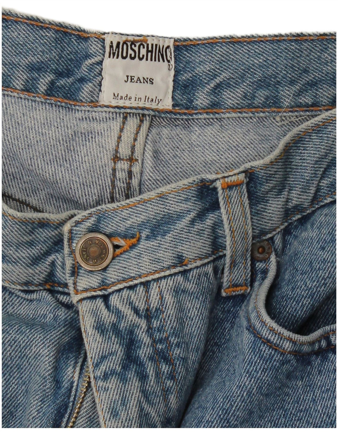 Moschino Γυναικείο τζιν κωνικό W28 L30 Μπλε