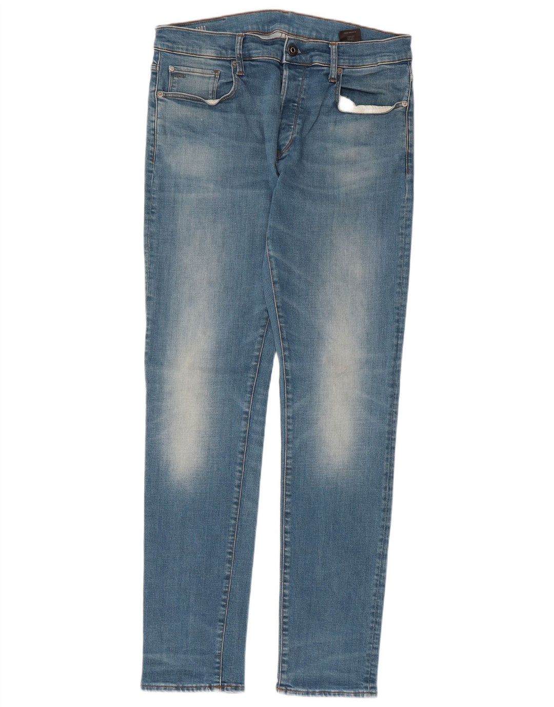 G-STAR Ανδρικό 3301 Slim Jeans W34 L34 Μπλε Βαμβακερό