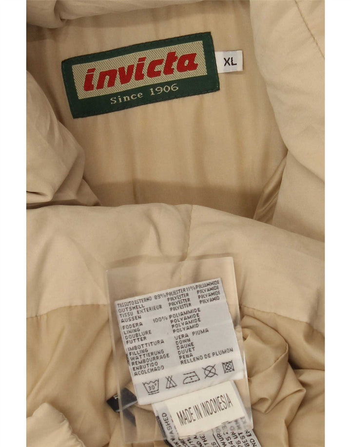 Invicta Γυναικείο παλτό με κουκούλα μεγάλου μεγέθους με επένδυση UK 18 XL μπεζ πολυεστέρας