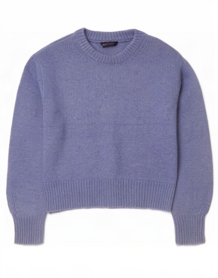 Marks & Spencer Γυναικείο πουλόβερ υπερμεγέθη Crew Neck Jumper UK 14 Medium Blue