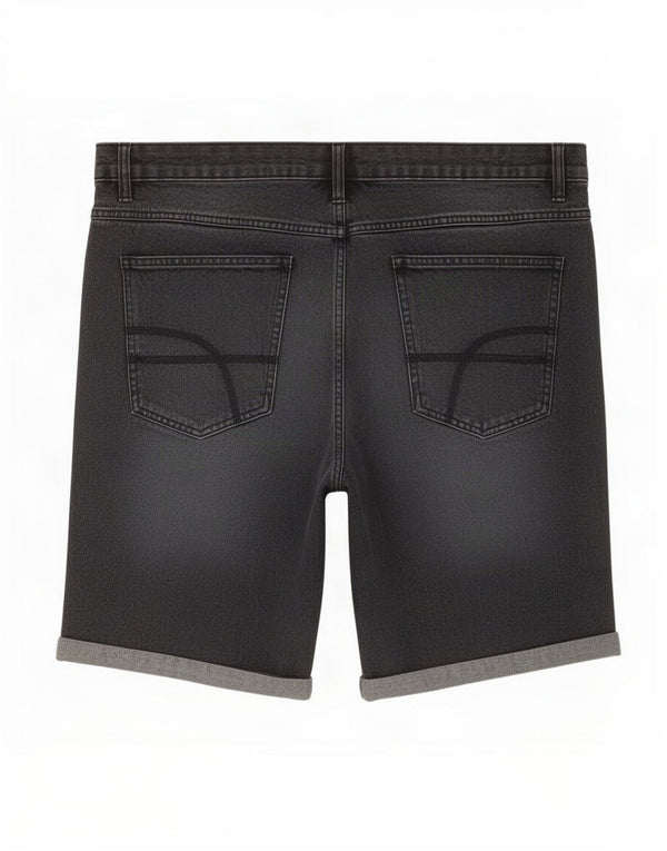 Ανδρικό τζιν σορτς Pierre Cardin W42 2XL μαύρο βαμβακερό