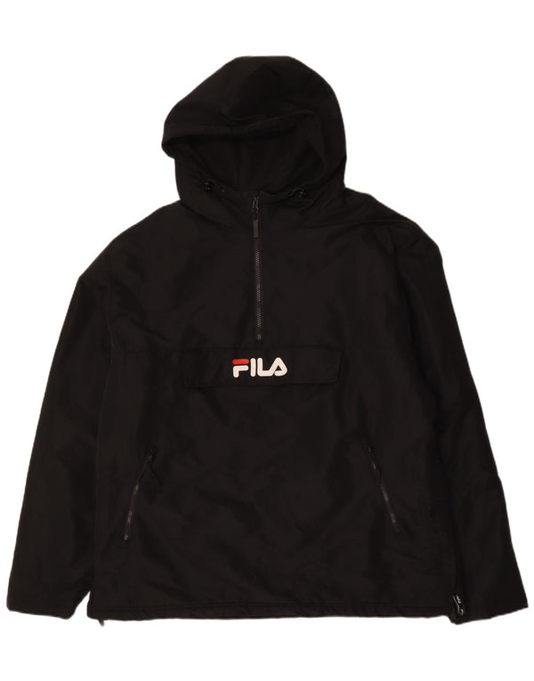 Ανδρικό μπουφάν FILA με κουκούλα Anorak UK 42 XL Μαύρο Πολυεστέρας