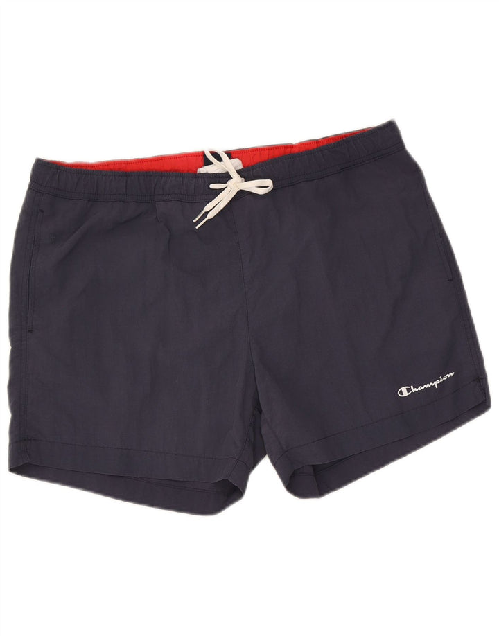 Ανδρικό σορτς κολύμβησης Champion 2XL Navy Blue Polyamide