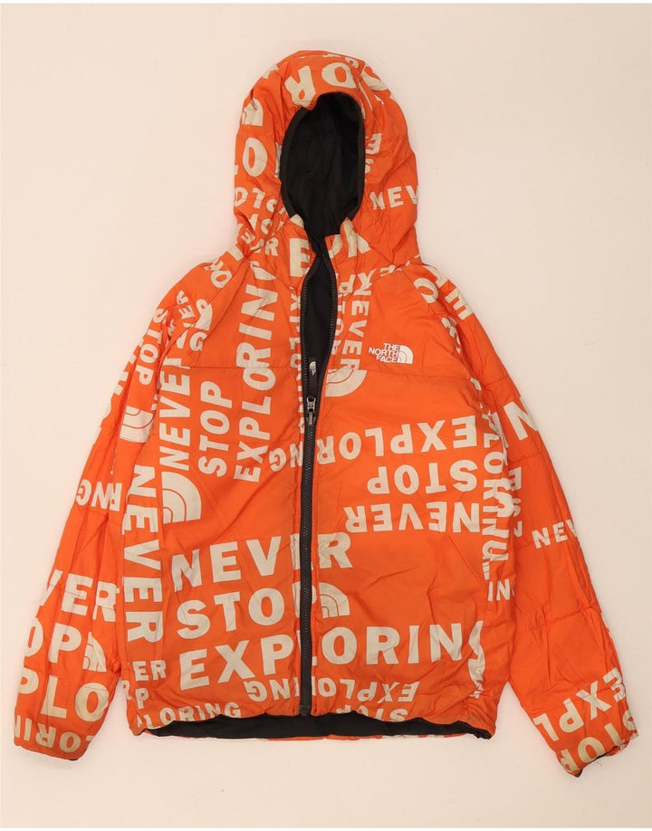 The North Face Boys Hooded Reversible Jacket 13-14 Years μεγάλο μαύρο