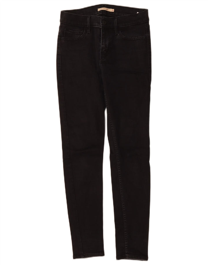 LEVI'S Γυναικείο 710 Super Skinny Jeans W27 L28 Μαύρο βαμβακερό