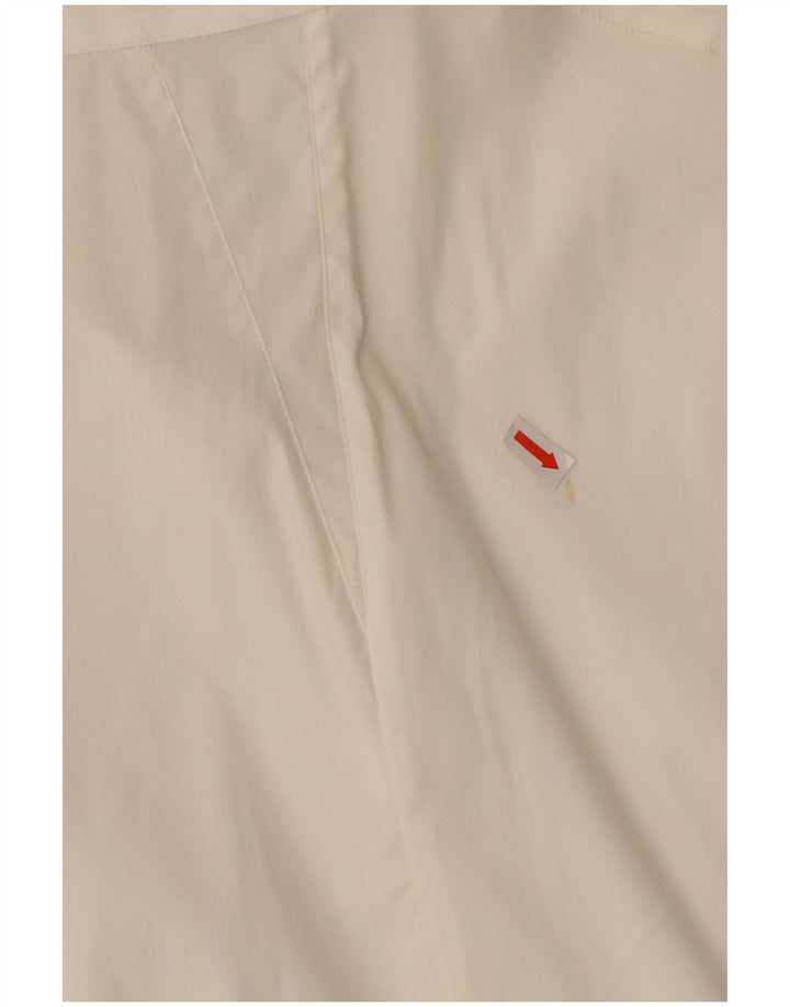 TRUSSARDI Γυναικείο αμάνικο πουκάμισο UK 18 XL Λευκό βαμβακερό