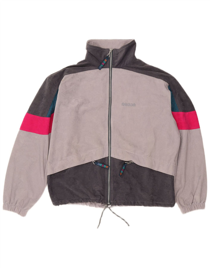 Γυναικεία αθλητική φόρμα AESSE Top Jacket IT 46 Large Grey Colourblock Polyester