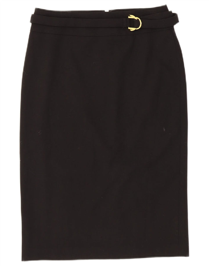 Γυναικεία Pencil Φούστα CALVIN KLEIN US 2 XS W28 Μαύρο Πολυεστέρας