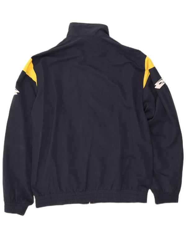 Ανδρική αθλητική φόρμα γραφικών LOTTO Top Jacket XL Navy Blue Colourblock