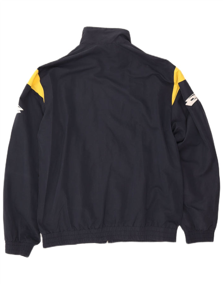 Ανδρική αθλητική φόρμα γραφικών LOTTO Top Jacket XL Navy Blue Colourblock